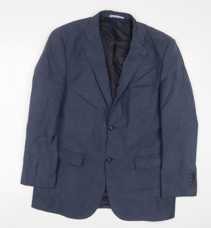 Mens UK Size 38 Skopes Regular Blue Suit Jacket