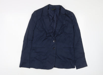 Womens UK Size 14 United Colors of Benetton Blue Jacket