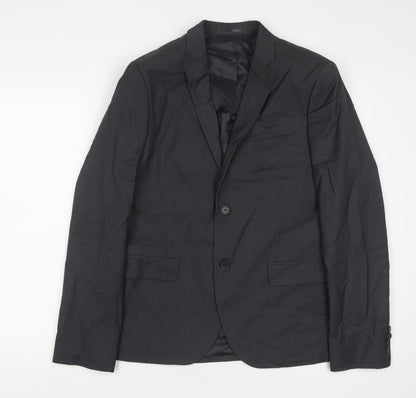 Mens UK Size 40 H&M Regular Grey Suit Jacket