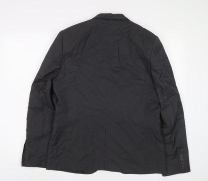Mens UK Size 40 H&M Regular Grey Suit Jacket