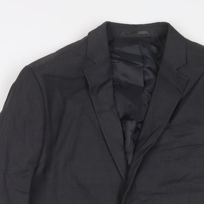 Mens UK Size 40 H&M Regular Grey Suit Jacket