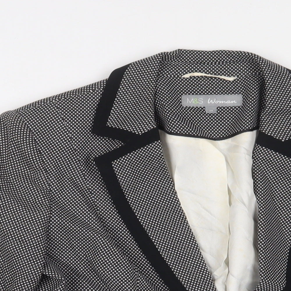 Womens UK Size 14 Marks and Spencer Grey Jacket