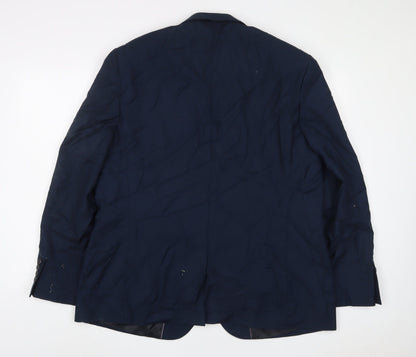 Mens UK Size 46 Tailor & Cutter Regular Blue Suit Jacket