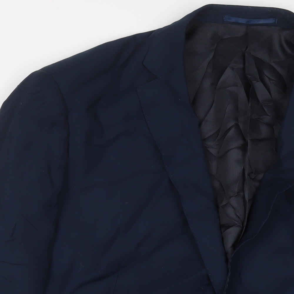 Mens UK Size 46 Tailor & Cutter Regular Blue Suit Jacket