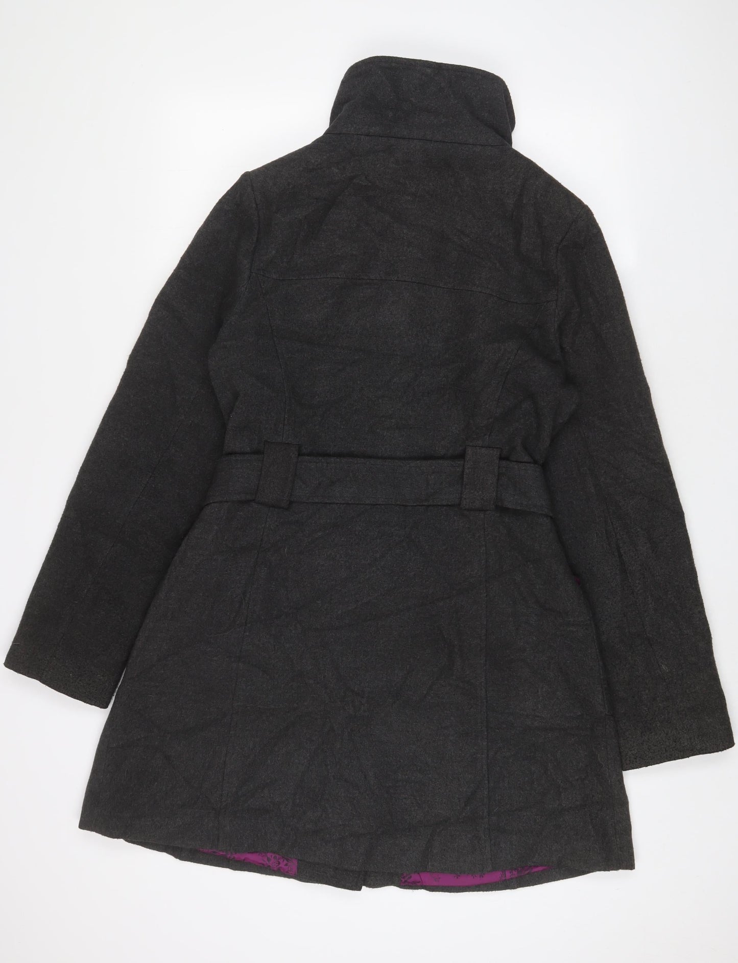 Womens UK Size 14 Miso Grey Overcoat