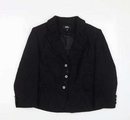 Womens UK Size 14 Marks and Spencer Black Jacket