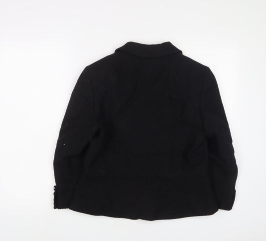Womens UK Size 14 Marks and Spencer Black Jacket