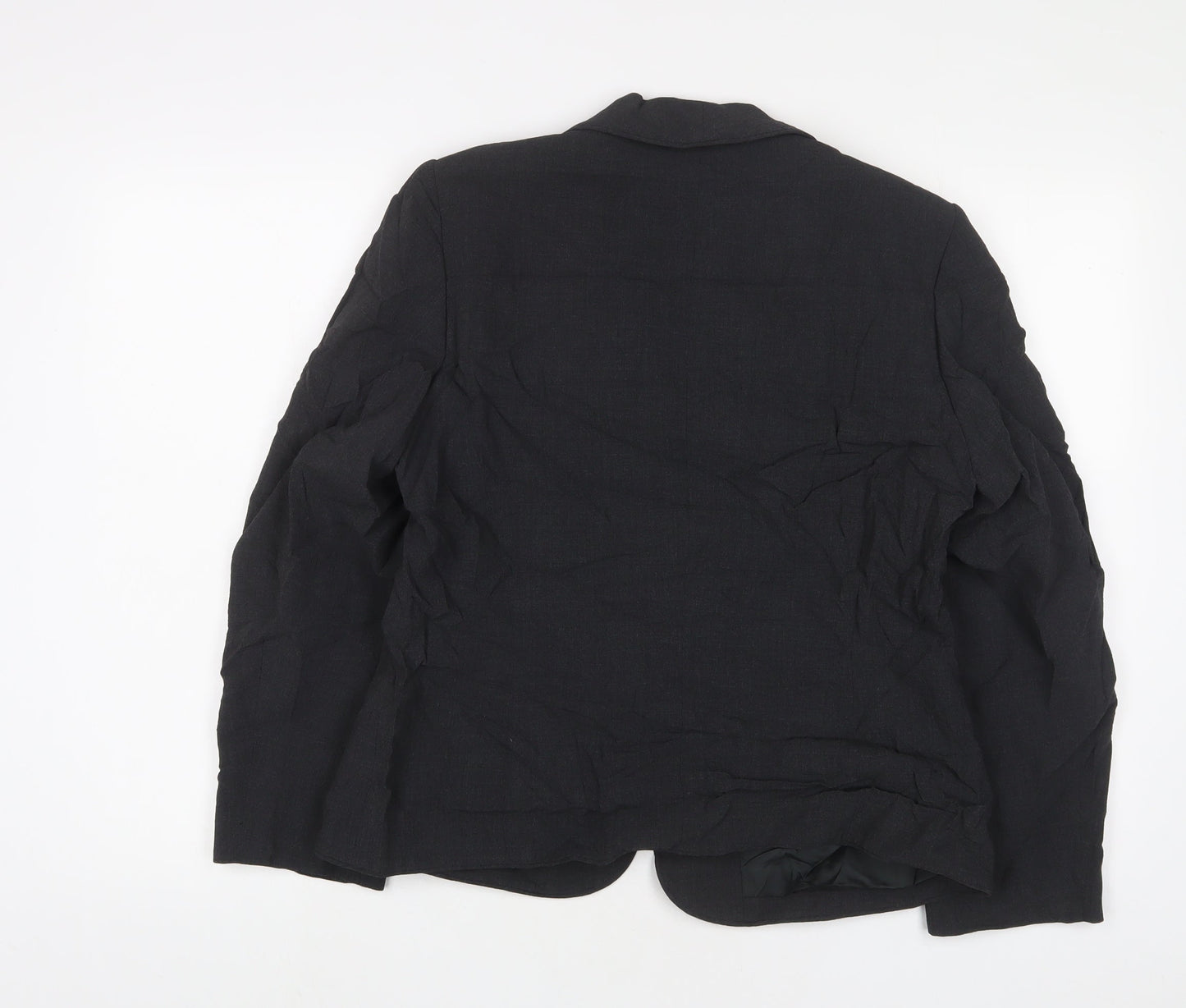 Alex & Co Womens Grey Jacket Blazer Size 14 Button