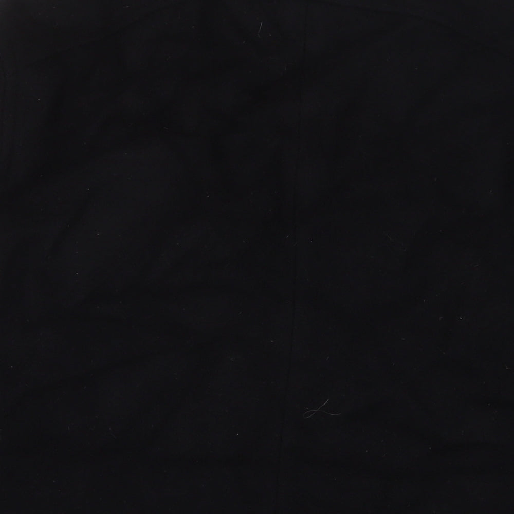 Classic Womens Black Jacket Coat Size 18 Button