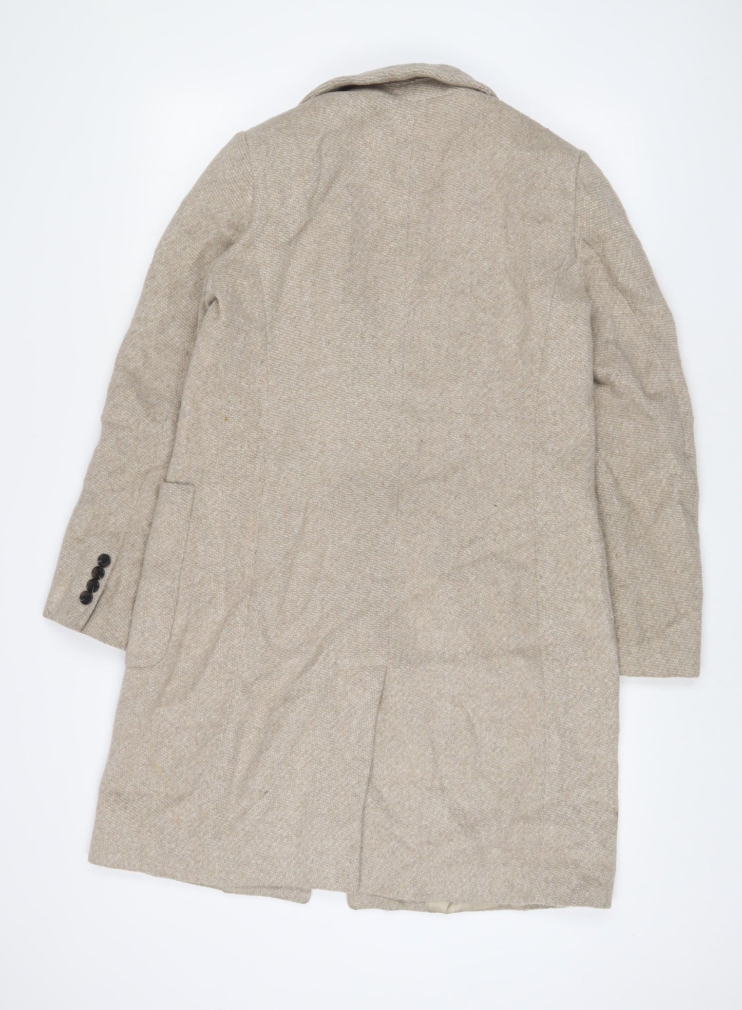 Womens UK Size 10 Great Plains Beige Overcoat