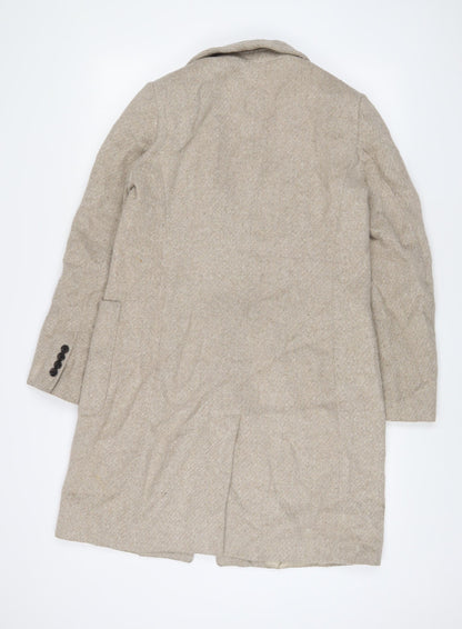 Womens UK Size 10 Great Plains Beige Overcoat