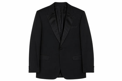 Greenwoods Mens Black Polyester Jacket Suit Jacket Size 40 Regular