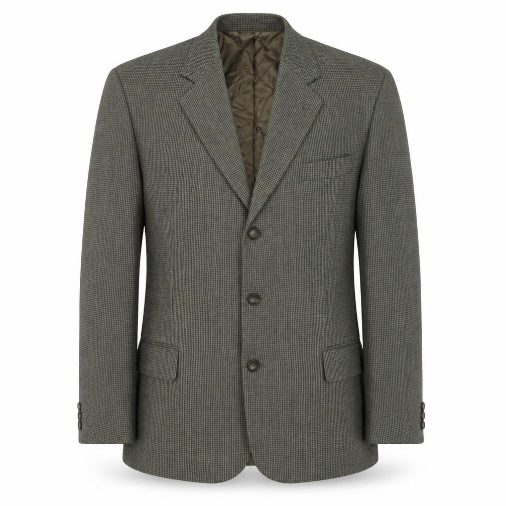 Marks and Spencer Mens Green Cotton Jacket Suit Jacket Size 42 Regular
