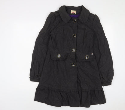 Womens UK Size 10 Miso Grey Overcoat