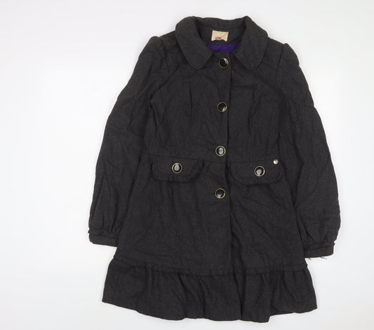 Womens UK Size 10 Miso Grey Overcoat