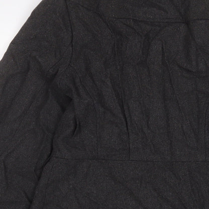 Womens UK Size 10 Miso Grey Overcoat