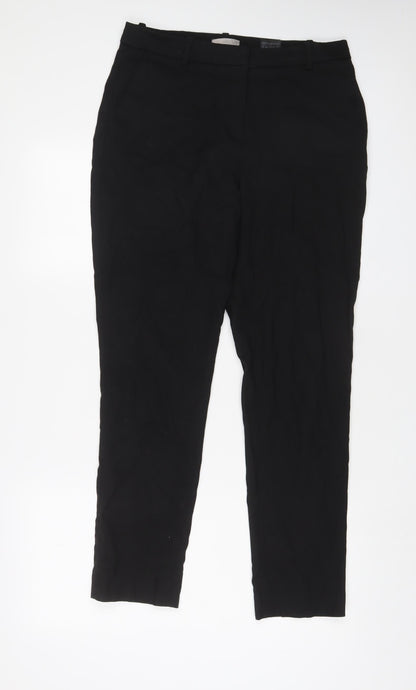 Womens UK Size 10 H&M Regular Fit  Black Trousers