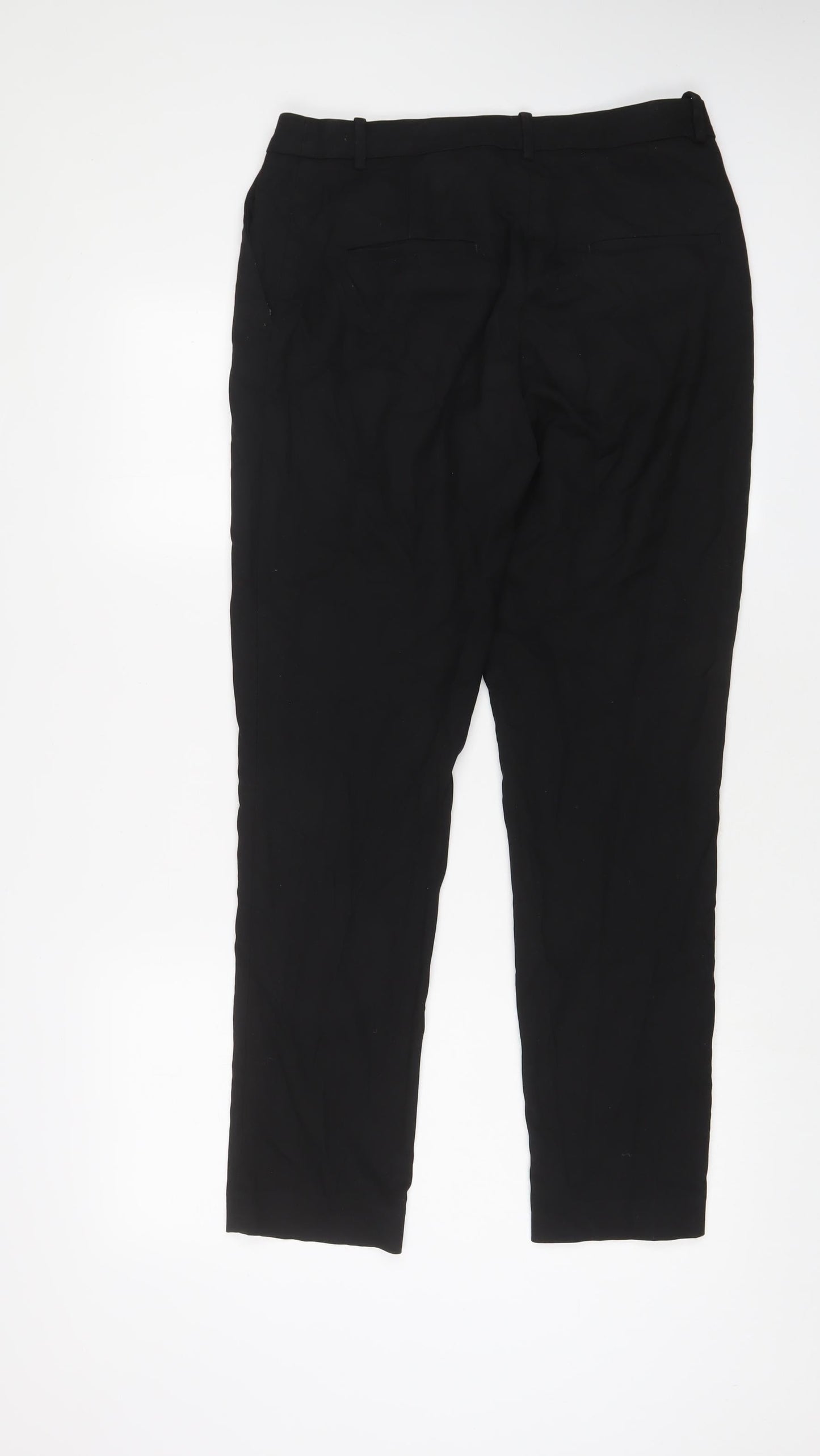 Womens UK Size 10 H&M Regular Fit  Black Trousers