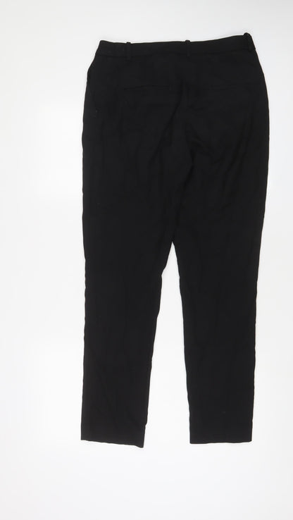 Womens UK Size 10 H&M Regular Fit  Black Trousers