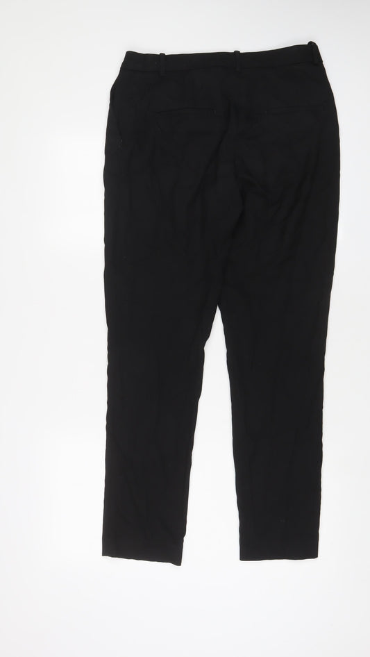 Womens UK Size 10 H&M Regular Fit  Black Trousers