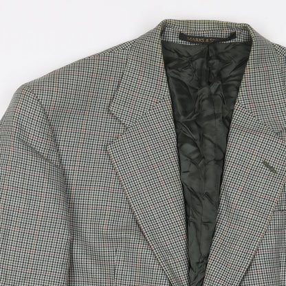 Mens UK Size 38 Marks and Spencer Regular Green Suit Jacket
