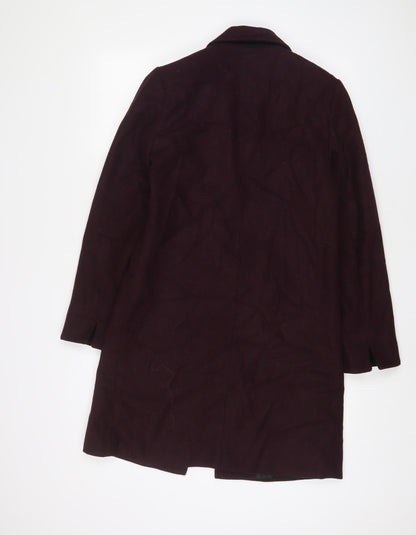 Womens UK Size 8 Collection Purple Overcoat