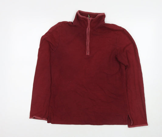 Hawkshead Womens Red Cotton Pullover Sweatshirt Size 10 Pullover