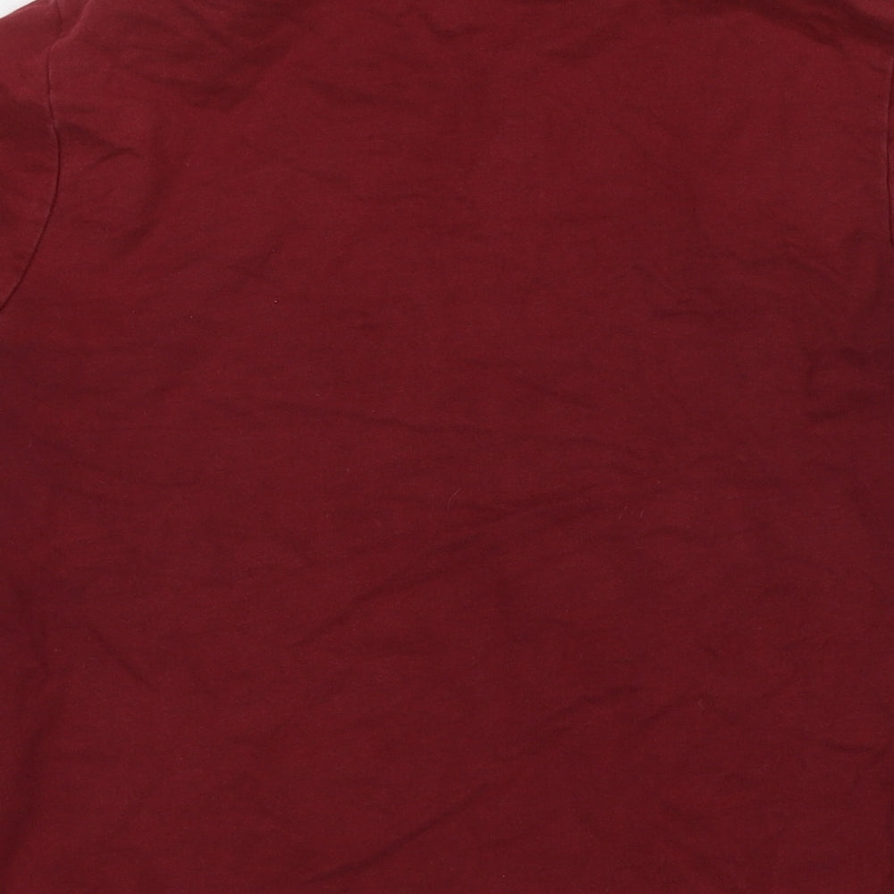 Hawkshead Womens Red Cotton Pullover Sweatshirt Size 10 Pullover