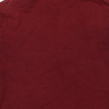 Hawkshead Womens Red Cotton Pullover Sweatshirt Size 10 Pullover