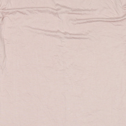 Boohoo Womens Beige Viscose Jumper Dress Size 14 Mock Neck Pullover