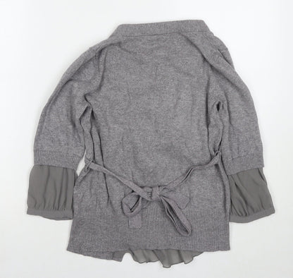 Womens UK Size 12 NEXT Grey Pullover Jumper
