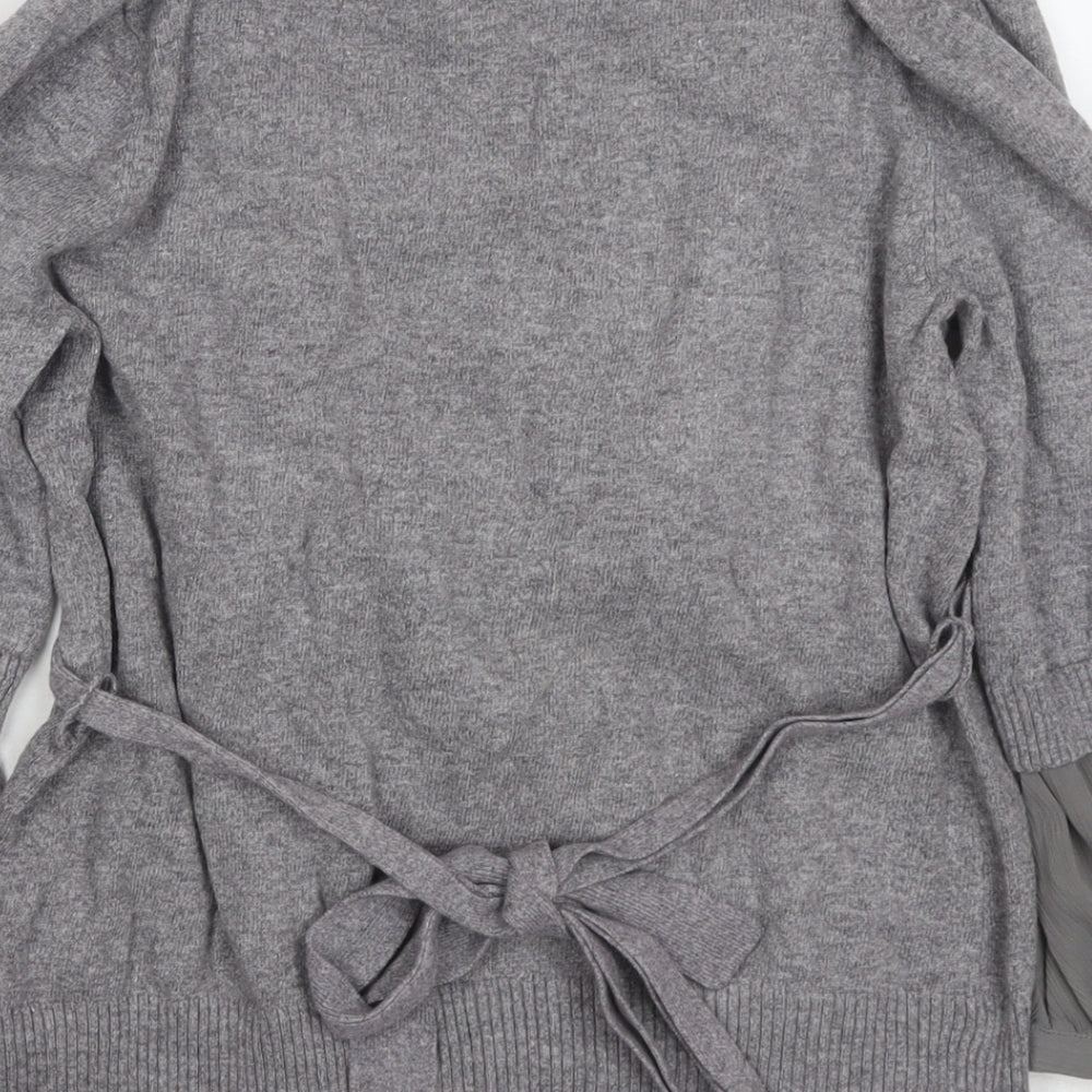 Womens UK Size 12 NEXT Grey Pullover Jumper