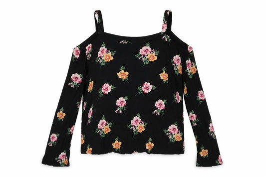 Womens UK Size 14 New Look Black Basic Blouse
