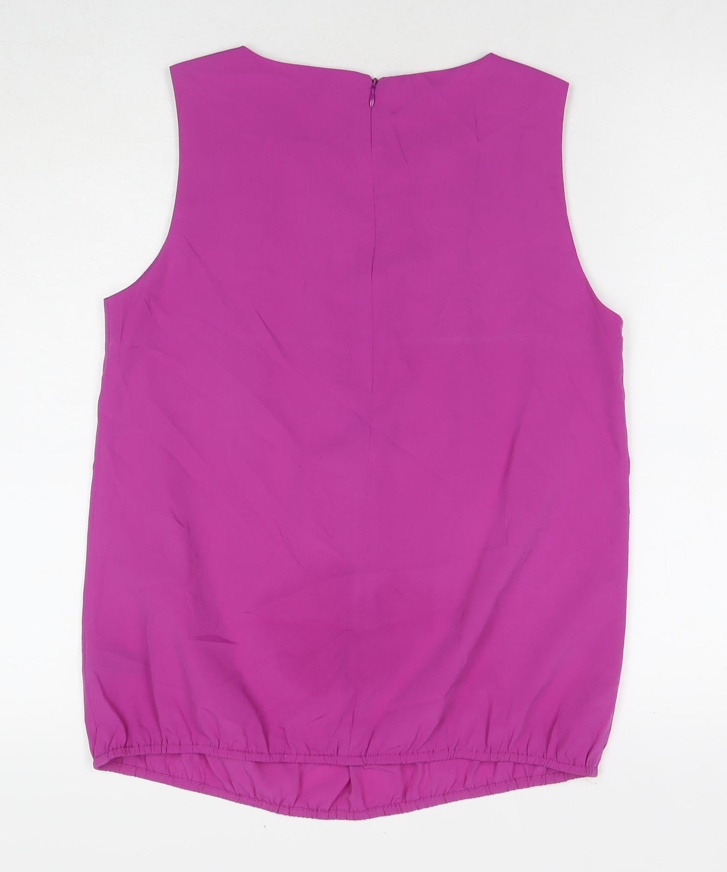 Womens UK Size 12 M&Co Purple Basic Tank