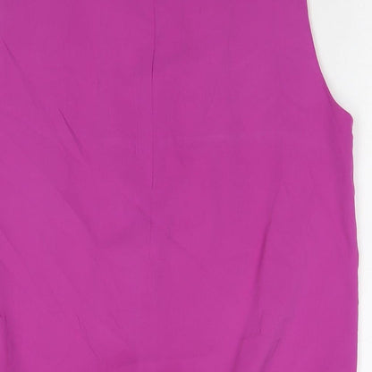 Womens UK Size 12 M&Co Purple Basic Tank