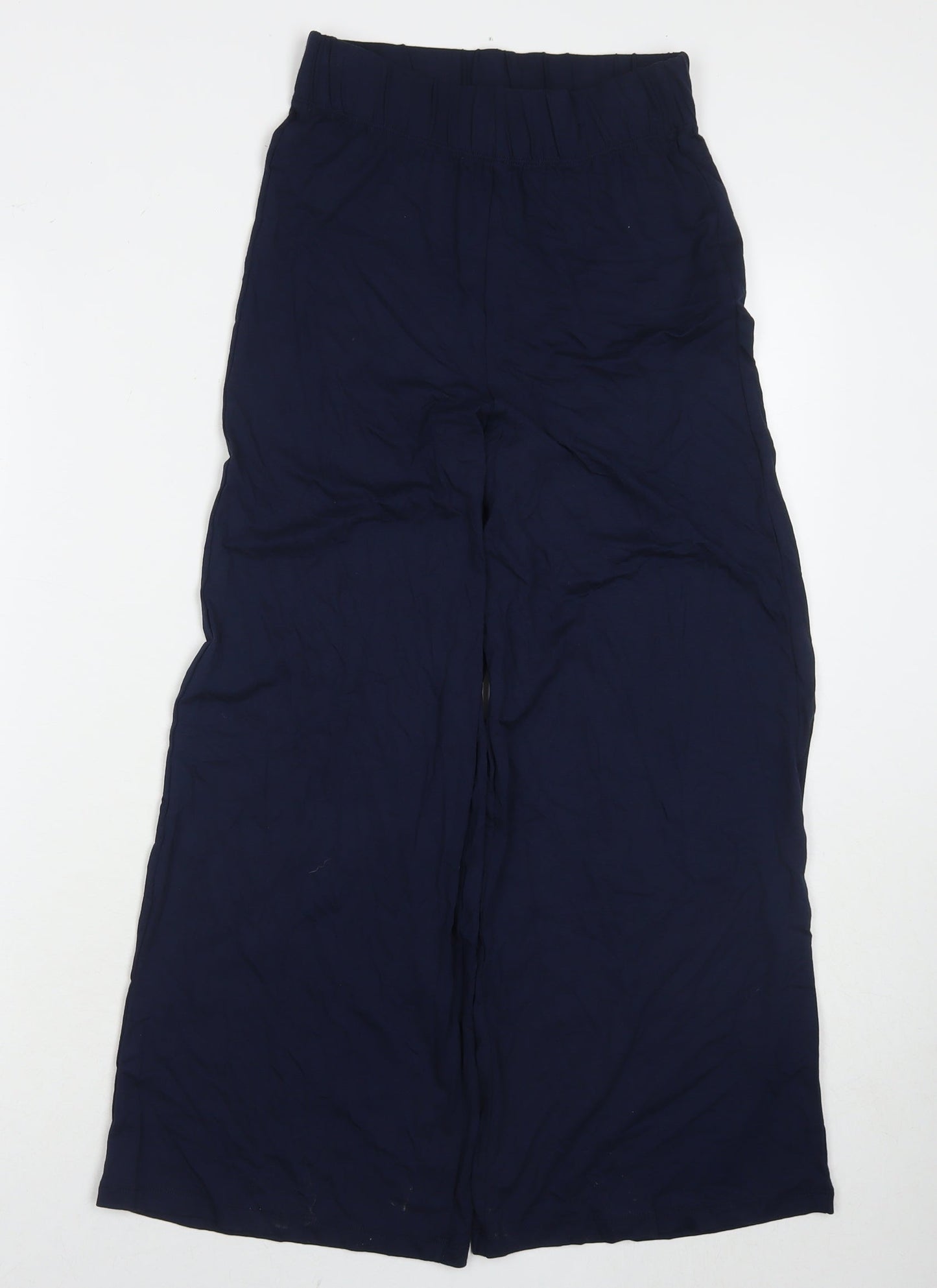 Womens UK Size 6 Marks and Spencer Regular Fit  Blue Trousers