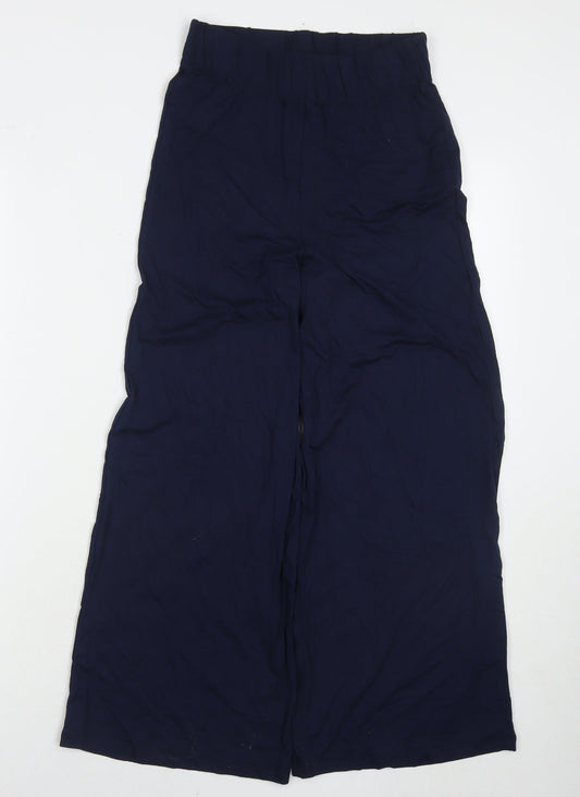 Womens UK Size 6 Marks and Spencer Regular Fit  Blue Trousers