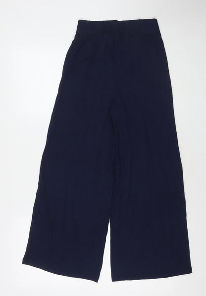 Womens UK Size 6 Marks and Spencer Regular Fit  Blue Trousers