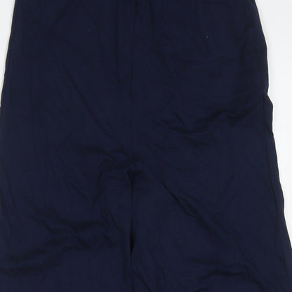 Womens UK Size 6 Marks and Spencer Regular Fit  Blue Trousers
