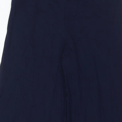 Womens UK Size 6 Marks and Spencer Regular Fit  Blue Trousers