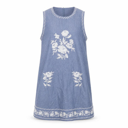Zara Womens Blue Viscose A-Line Size XS Round Neck Pullover