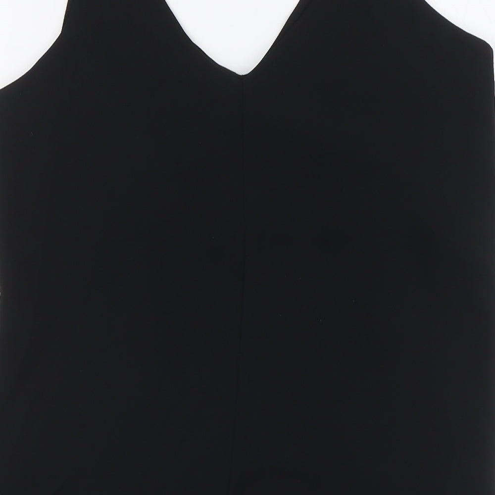 Womens UK Size 6 H&M Black Camisole Button-Up
