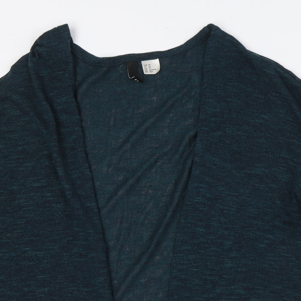 Womens UK Size XS Divided by H&M Green Cardigan Jumper