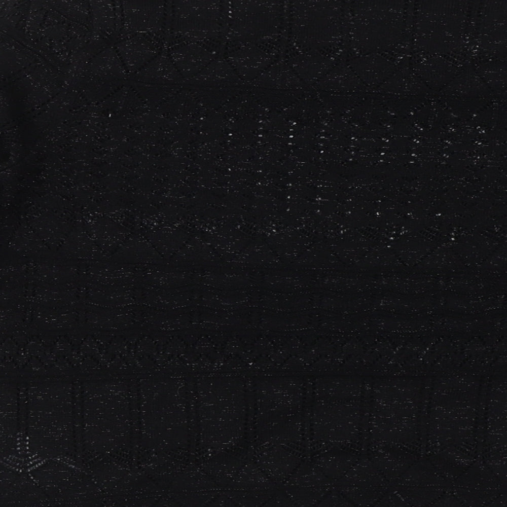 Womens UK Size M Marks and Spencer Black Pullover Jumper