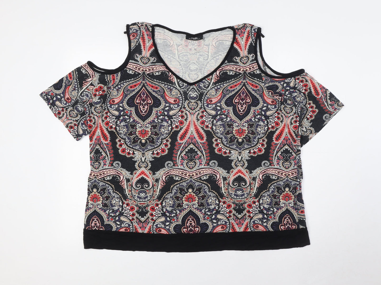 Womens UK Size XL Wallis Multicoloured Basic Button-Up