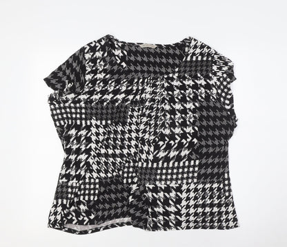 Womens UK Size 20 Marks and Spencer Black Basic Button-Up