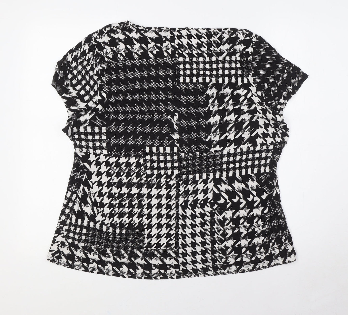 Womens UK Size 20 Marks and Spencer Black Basic Button-Up
