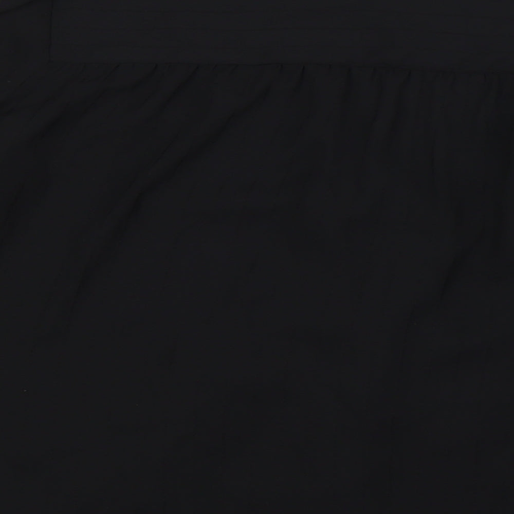 Womens UK Size 18 NEXT Black Basic Button-Up