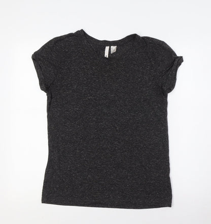 Mens UK Size S Divided by H&M Grey  T-Shirt