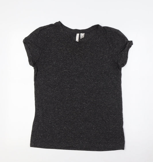 Mens UK Size S Divided by H&M Grey  T-Shirt